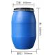 Chemical HDPE Open Top Drum Storage Container 60L Plastic Drum