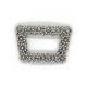 Rhinestone Ladies Crystal Shoes Decoration Accessories Silver Col