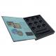 Flap Lid Cosmetic Gift Box Packaging For Makeup Brush And Eye Shadow