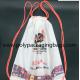 7mm Cotton Rope CPE LDPE Plastic Drawstring Backpack