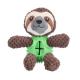 Interactive Sloth Cloth Plush Dog Toy Puzzle Missing Food Teeth Cleaning