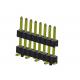 Pin Header Connector 2.54mm Dual Rows SMT TYPE With Pegs 1*2PIN To 1*40PIN H=2.54MM