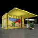 Yellow Star Detachable Container Commercial Supermarket