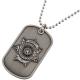 Hip Hop Pendant Dog Tag Chains Metal Army Gifts Silver Plated Engraved