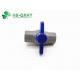 Customization Options Blue Handle PVC Plastic Octagonal Ball Valve for 3/4 Threads