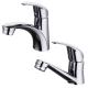 Zinc Brushed Chrome Basin Taps Single Hole Bathroom Faucet Cold Only