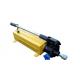 Single Acting Yellow Hydraulic Hand Pump With High Strength Pressure Hose