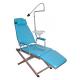 Simple Type Dental Clinic Chair / Foldable Dental Chair With Rechargeable Light