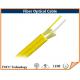 Two 900 Micron Buffer Fiber Optical Cable Round Type Duplex Zipcord 2.0 mm