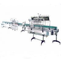 Piston Pump Automatic Liquid Filling Machine PLC Controlled Touch Screen 1ph 220V