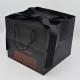 Black 150gsm Recycled Paper Gift Bags Hot Stamping Retail Use