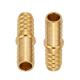 1/4 To 3/16 ID Brass Hose Barb Reducer , Mender Union Barb Fitting Reducer