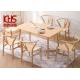 Ergonomically Creative Solid Wood Dining Chairs Y Shaped Cross Arm Chair