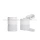 28mm Plastic Cap for Flip Top Cap Bottle in Ribbed White Colors Customized Request