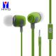 ODM ABS Wired Sports Earphones IPX3 Multifunction Control With Microphone