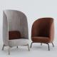 Fabric + Wood Plushalle Easy Nest Chair Hotel Interior Decor