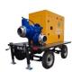 20-150hp Mobile type 6 inch 325 m 3/h at 21 m diesel engine water supply pump for farm Mobile type 6 inch 325