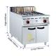 Stainless Steel Cooking Equipment with 340x550x270/30x2L Tank Size and Capacity