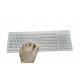 380 X 130 X 14mm Rechargeable Wireless Keyboard , Clean Key Cherry Industrial Keyboard