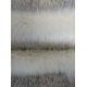 White dyed black pointed Long Hair Fur Fabric 150cm or adjustable