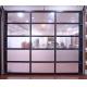 Modern Villa Exterior Insulated Aluminum Sectional Door Stylish Aluminum Alloy / Double Glazing Glass For Any Space