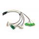 LSZH G657A OM3 OM4 MPO Fiber Optic Patch Cord FTTH Trunk Cable