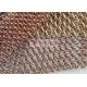1.2mm Wire Dia Copper Metal Coil Drapery For Restaurant Decoration