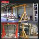 3ton Height Adjustment Portable Gantry Crane With Wheels And Electric Hoist