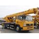 XCT8L4 yellow truck mounted mobile crane For Lifting Operation