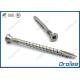 Marine Grade 316 Stainless Double Thread Square Drive Composite Decking Screws