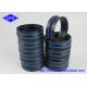 Black Blue Hydraulic Piston Seals , Double Acting Piston Seal 80*60*35.1mm Size