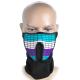 Ledes led mask Music LED/EL party  mask with sound active and Luminous Light for Men and woman  DJ funny mask