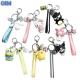 OEM factory custom Cute Cartoon Keychain Customize 3d Plastic PVC Keychain