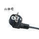 SNI Approval 16A Indonesia Power Cord 3 Pin With Earth For Tools PVC / Rubber Jacket