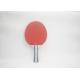 Pure Color Stripe Style Ping Pong Racquet With 1.5MM #2 Orange Sponge