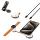 Magnetic Metal Iphone 15 Pro Max Charger Wireless Apple 3 In 1 Charger