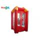 Inflatable Cash Cube Money Grab Machine Money Blowing Booth For Event Advertising