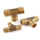 CuNi 9010 Forged High Pressure Pipe Fittings 1/4 NPT Threaded Female Tee Fitting