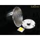 COB LED Spotlight Reflector Cup With Light Pipe Holder 38 Degree Beam Angle