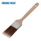 Tapered brush,flat paint brush,synthetic paint brush with long wooden handle