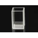 Jumbomicor Uv Quartz Cell , Glass Lab Cuvette Small Chamber Volume