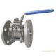 3-pc stainless steel flange ball full port valves ss304 CF8M