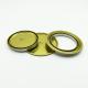 99mm Ring Lid Bottom Thickness 0.21mm Gold Lacquer Can Ends