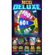 NCG DELUXE Based Casino Game Board 5 In 1 For Curved Screen Cabinet
