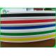 Colored Striped Drinking straws Paper Raw Material Rolls 60gsm
