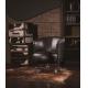 old style black leather swivel sofa furniture,#K607