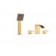 Brass Gold Wall Mounted Basin Concealed Mixer 0.5-3.0 bar Pressure