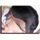 Natural Black Top Closure Straight Hair Ear to Ear Lace Frontal Human Hair Material