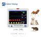 Clinic Portable Multi Parameter Veterinary Patient Monitor Handheld For Dog Pet