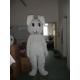 Handmade Adults Full Body White Rabbits Mascot Cartoon Cosplay Costumes 